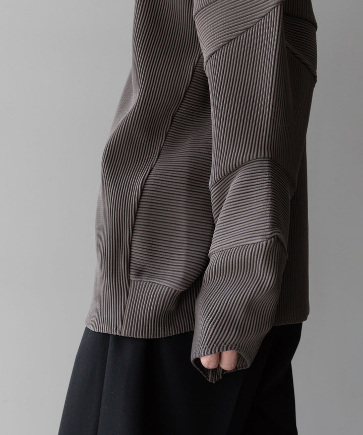 【stein】ssstein シュタインのGRADATION PLEATS COMBINATION SLEEVES LS - D.GREIGE 公式通販サイトsession福岡セレクトショップ