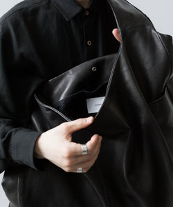 ssstein / シュタイン】GOAT LEATHER SHOULDER BAG - BLACK | 公式通販