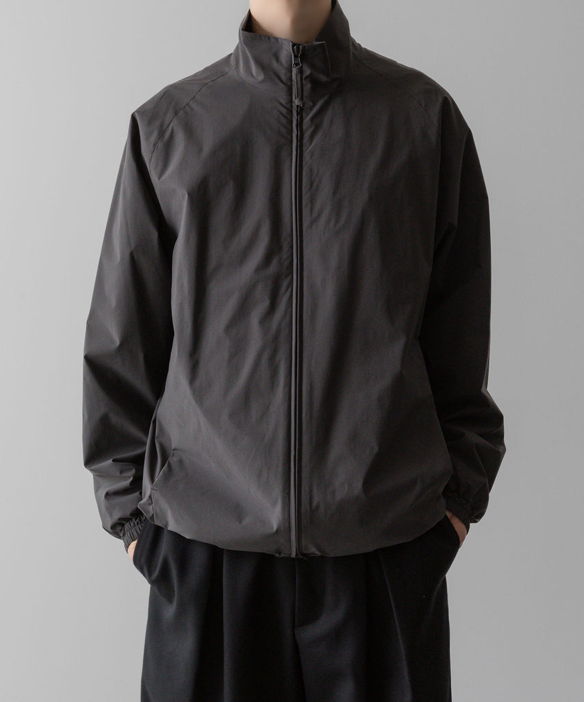 ssstein / シュタイン】WINDBREAKER STAND COLLAR JACKET - CHARCOAL