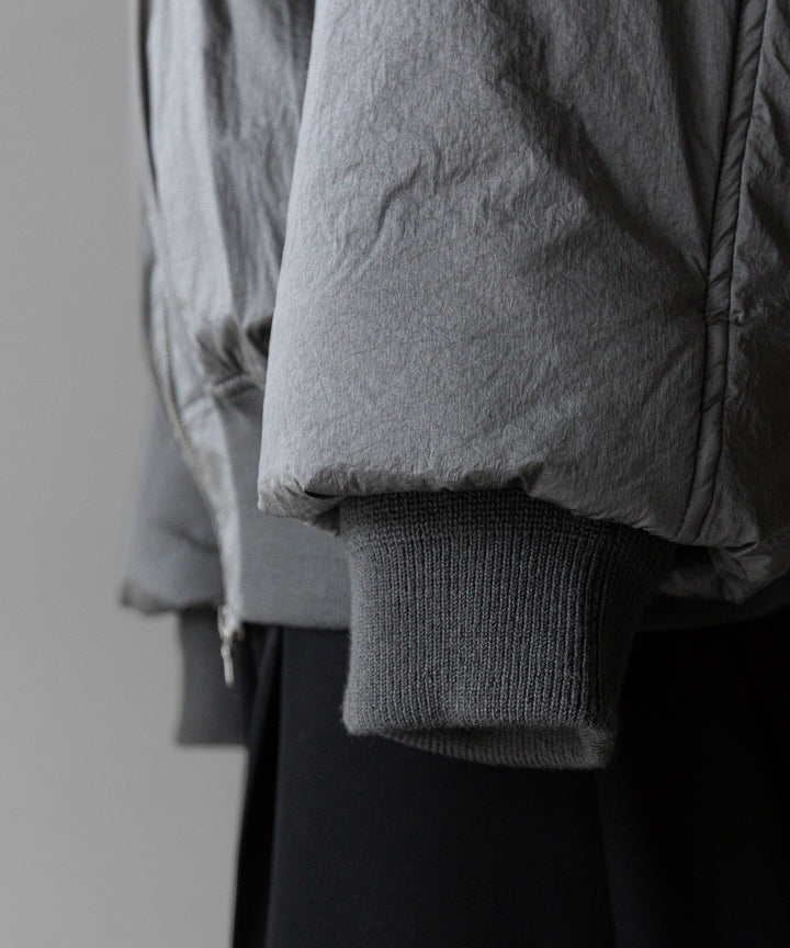 stein シュタイン 23AW OVERSIZED FLIGHT JACKET - SILVER sessionセッション福岡セレクトショップ 公式通販サイト