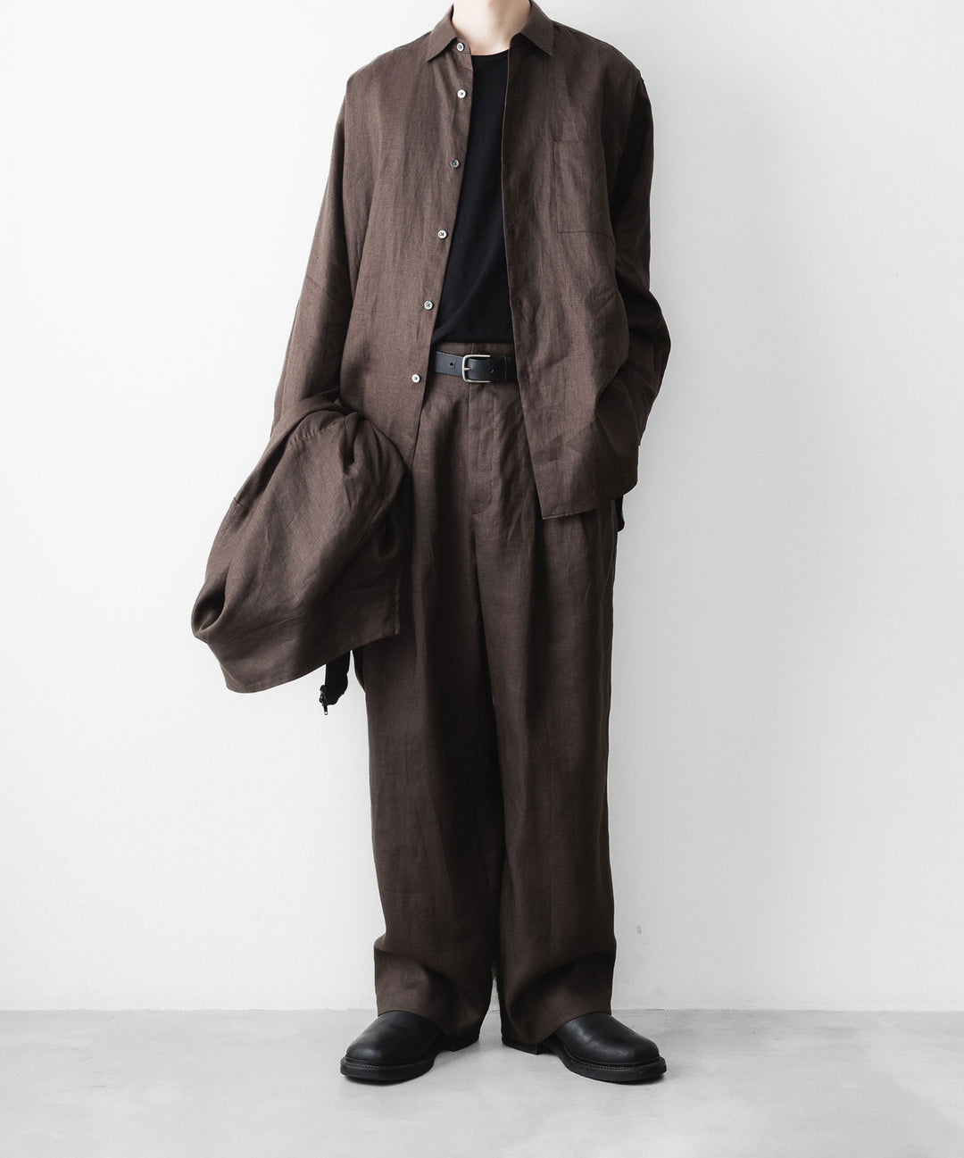 ssstein(シュタイン)のCLASSIC LEATHER BELT (PINNED BUCKLE) - BLACKの公式通販サイトsession福岡セレクトショップ