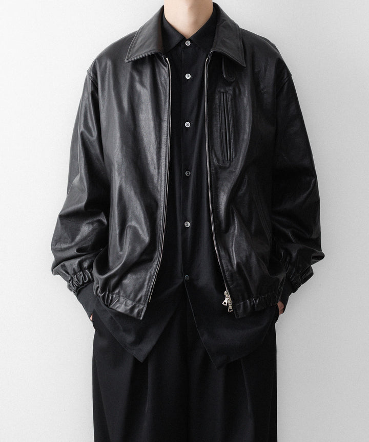 ssstein(シュタイン)のCALF ZIP SHORT JACKET - BLACKの公式通販サイトsession福岡セレクトショップ