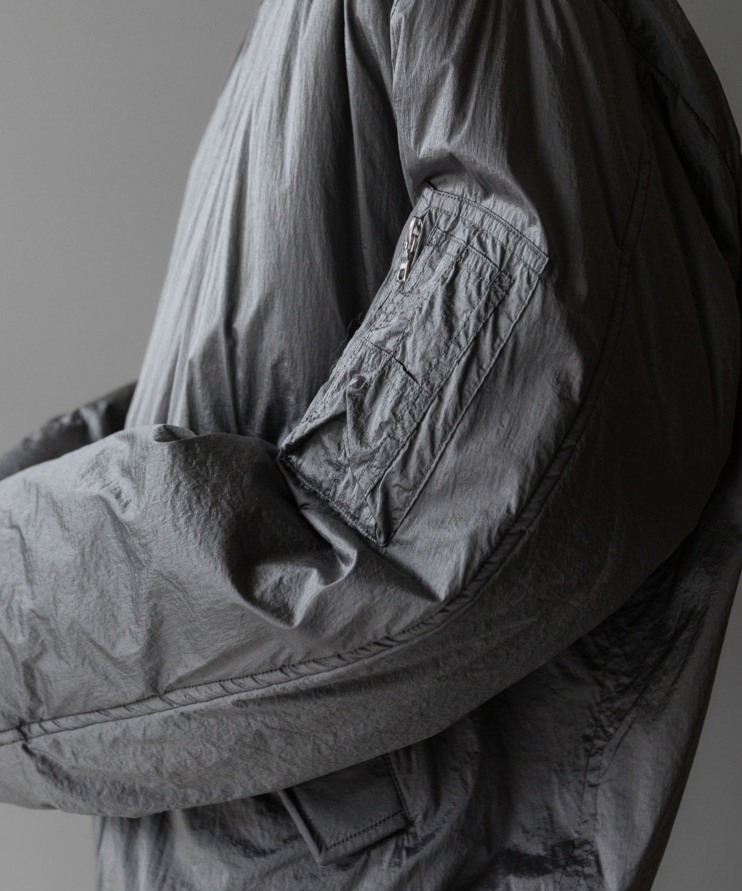 stein シュタイン 23AW OVERSIZED FLIGHT JACKET - SILVER sessionセッション福岡セレクトショップ 公式通販サイト