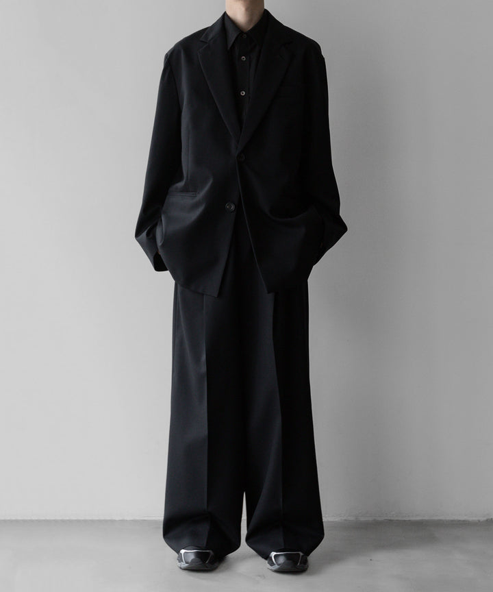 stein(シュタイン)の24SSコレクションOVERSIZED SINGLE BREASTED JACKETのBLACK