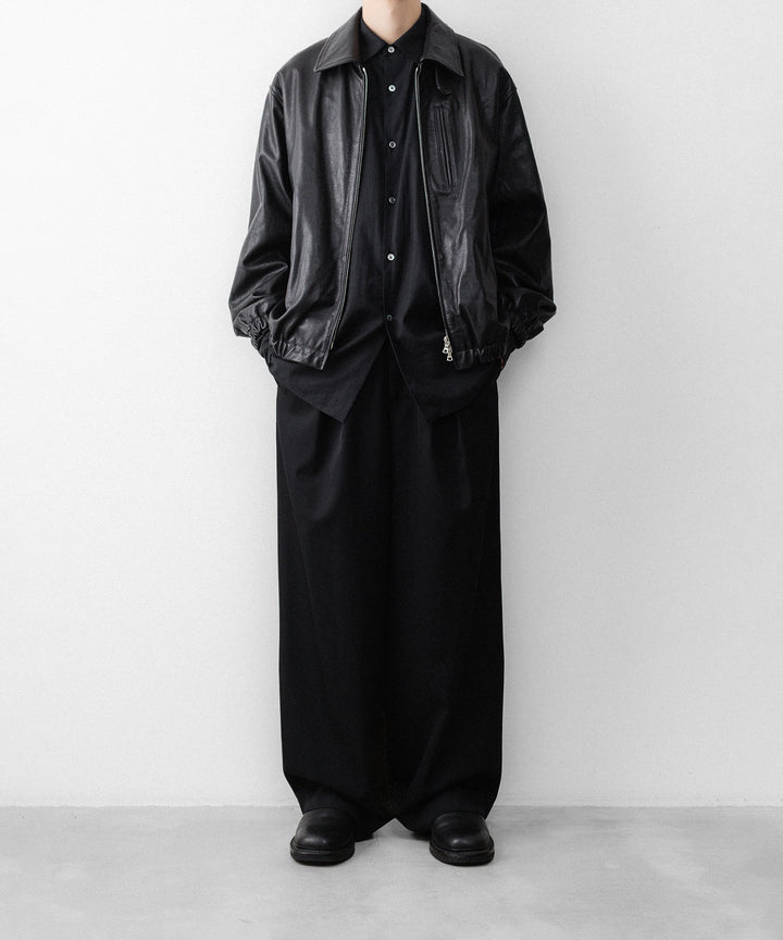 ssstein(シュタイン)のCALF ZIP SHORT JACKET - BLACKの公式通販サイトsession福岡セレクトショップ
