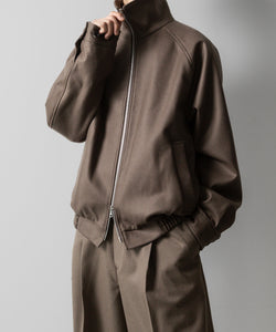 ssstein(シュタイン)の24AWコレクション MELTON ZIP UP BLOUSON - DARK GREIGE 公式通販サイトsession福岡セレクトショップ