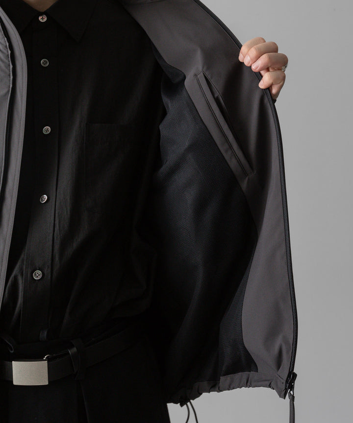 ssstein(シュタイン)の24AWコレクション WINDBREAKER STAND COLLAR JACKET - CHARCOAL 公式通販サイトsession福岡セレクトショップ