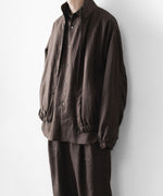 画像をギャラリービューアに読み込む, ssstein(シュタイン)のLIGHT LINEN WIDE EASY TROUSERS - BROWNの公式通販サイトsession福岡セレクトショップ
