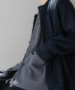 画像をギャラリービューアに読み込む, stein(シュタイン)の23AWコレクションOBLIQUE PATTERNED KNIT CARDIGANのDARK NAVY 公式通販サイト session福岡セレクトショップ
