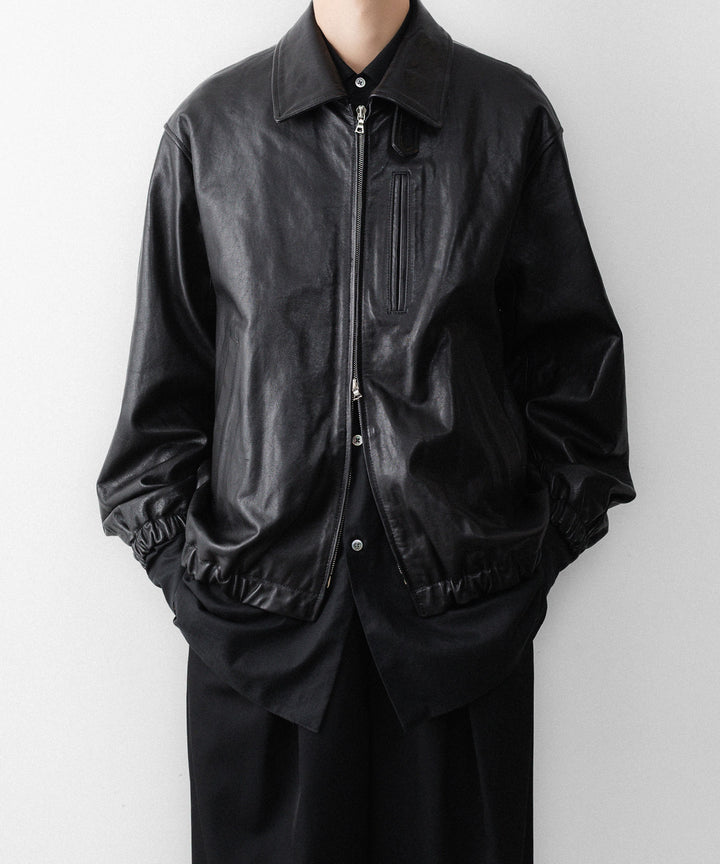 ssstein(シュタイン)のCALF ZIP SHORT JACKET - BLACKの公式通販サイトsession福岡セレクトショップ