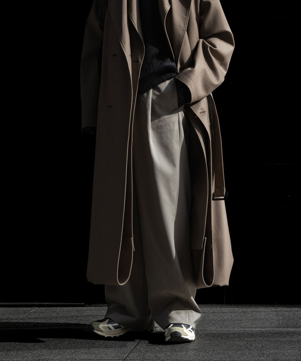 ssstein(シュタイン)のTWIST SEAM WIDE EASY TROUSERS - TAUPE BEIGEの公式通販サイトsession福岡セレクトショップ