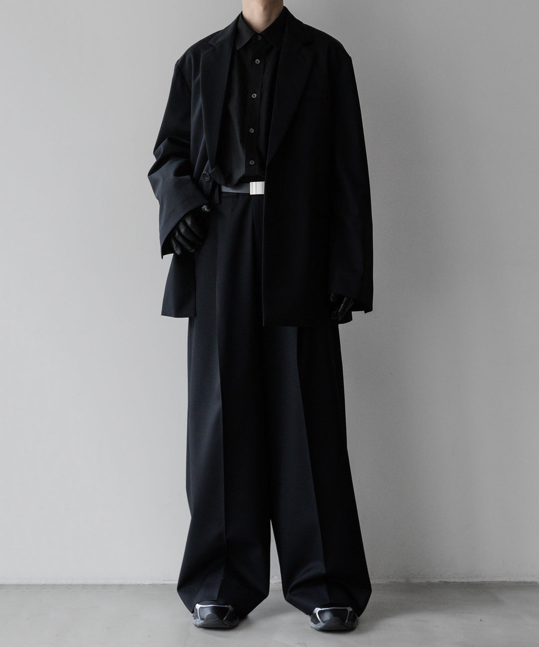 stein(シュタイン)の24SSコレクションOVERSIZED SINGLE BREASTED JACKETのBLACK