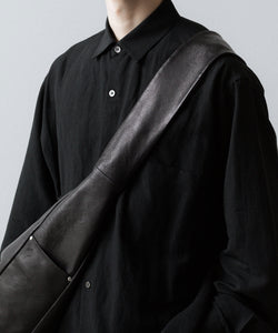 ssstein / シュタイン】GOAT LEATHER SHOULDER BAG - BLACK | 公式通販