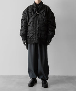 SUBLATIONS サブレーションズのHEAVY WOOL GABARDINE GURKHA CARGO PANTS - SLATE GREYの公式通販サイトsession福岡セレクトショップ