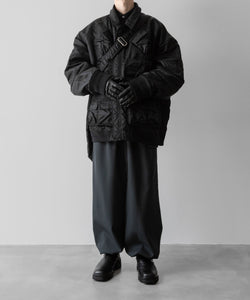 SUBLATIONS サブレーションズのHEAVY WOOL GABARDINE GURKHA CARGO PANTS - SLATE GREYの公式通販サイトsession福岡セレクトショップ