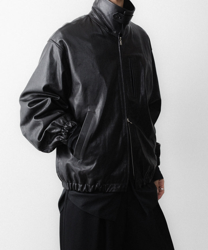 ssstein(シュタイン)のCALF ZIP SHORT JACKET - BLACKの公式通販サイトsession福岡セレクトショップ