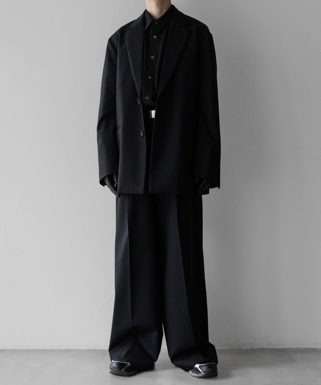stein(シュタイン)の24SSコレクションOVERSIZED SINGLE BREASTED JACKETのBLACK
