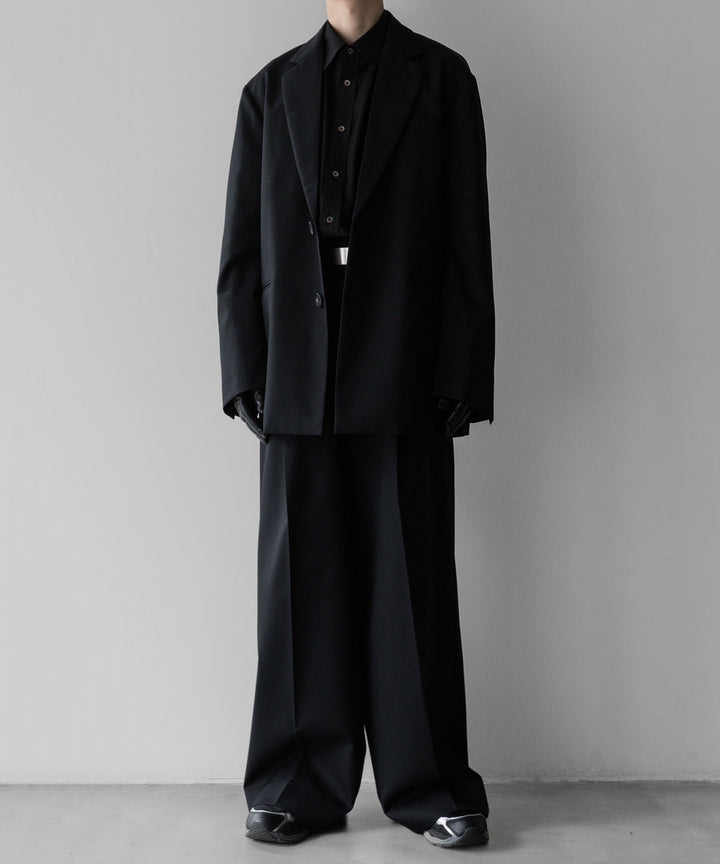stein(シュタイン)の24SSコレクションOVERSIZED SINGLE BREASTED JACKETのBLACK