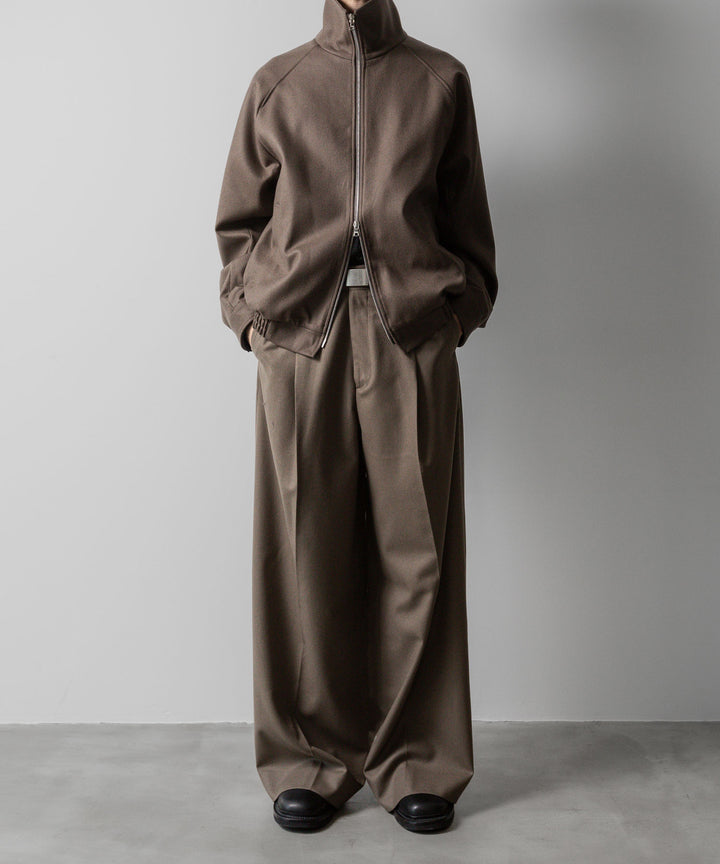 ssstein(シュタイン)の24AWコレクション MELTON ZIP UP BLOUSON - DARK GREIGE 公式通販サイトsession福岡セレクトショップ