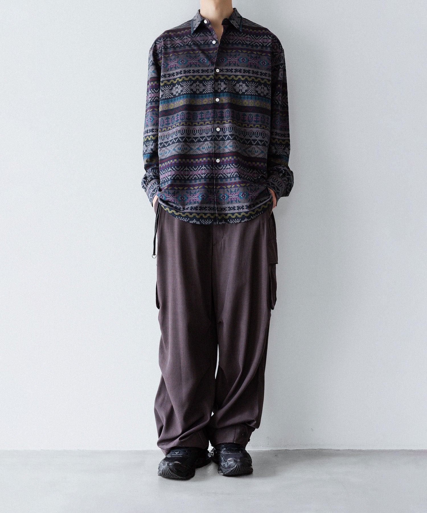 【KANEMASA PHIL.】46G MODEST PRINT SHIRT - PRINT