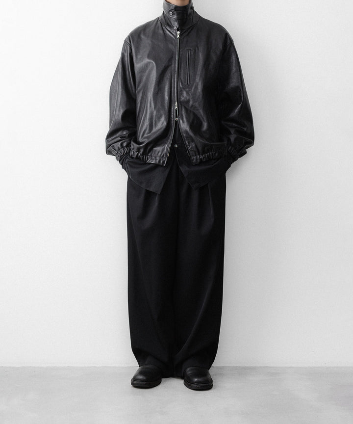 ssstein(シュタイン)のCALF ZIP SHORT JACKET - BLACKの公式通販サイトsession福岡セレクトショップ