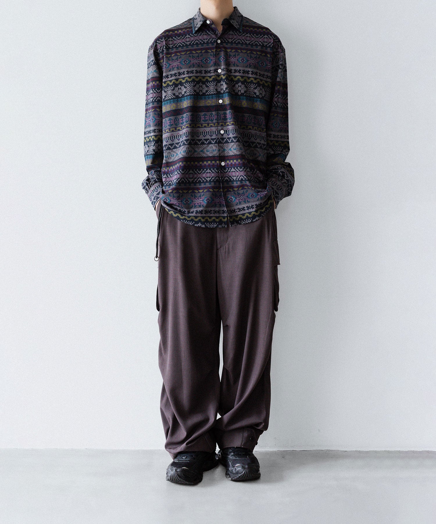 【KANEMASA PHIL.】46G MODEST PRINT SHIRT - PRINT
