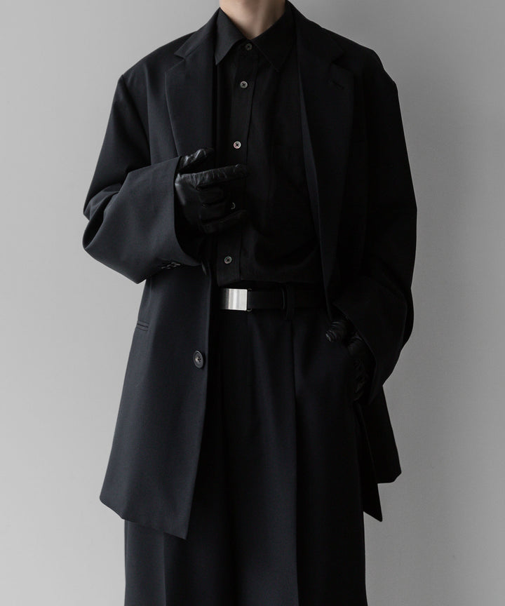 stein(シュタイン)の24SSコレクションOVERSIZED SINGLE BREASTED JACKETのBLACK