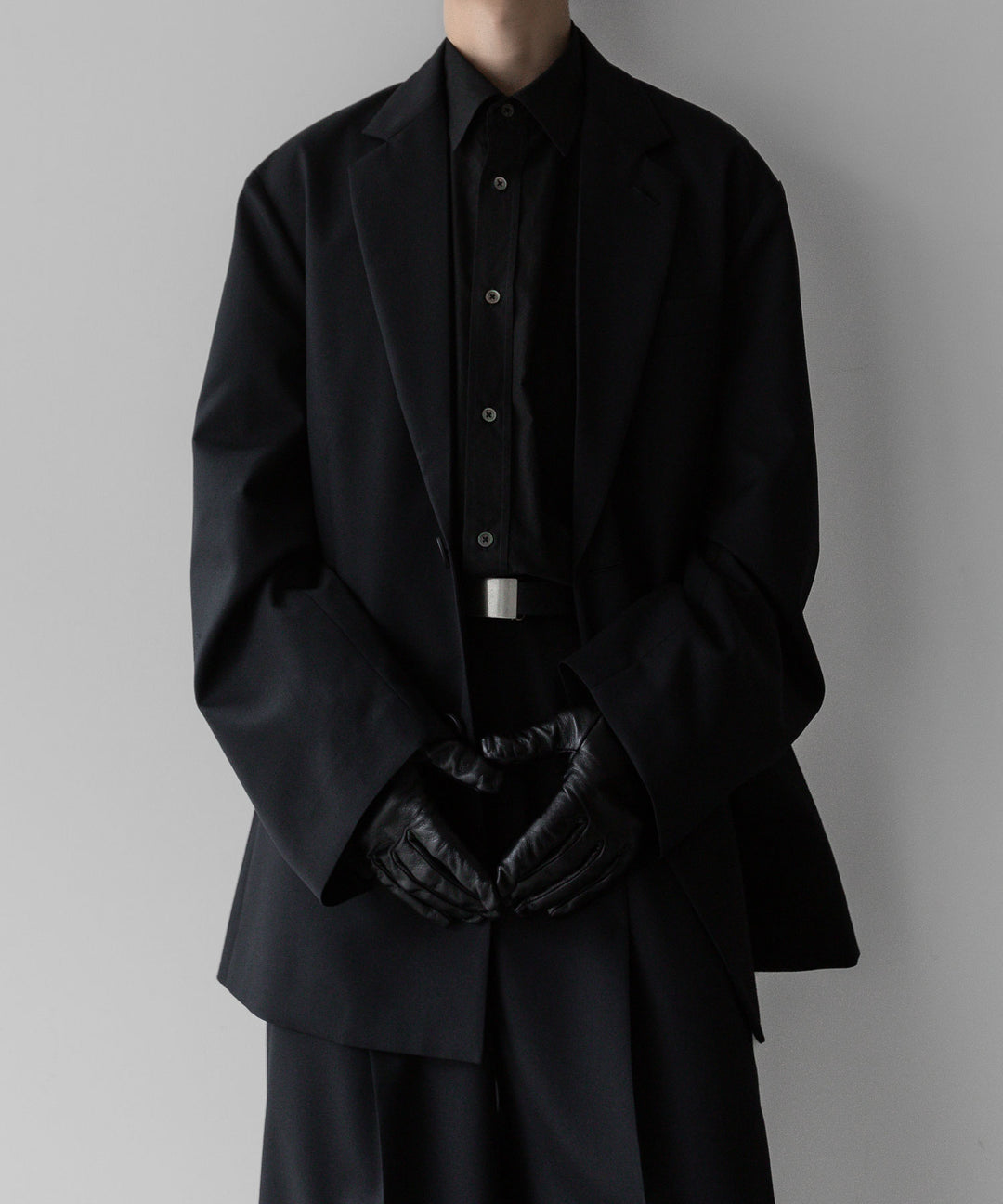 stein(シュタイン)の24SSコレクションOVERSIZED SINGLE BREASTED JACKETのBLACK