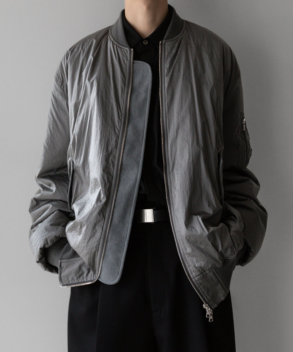 stein シュタイン 23AW OVERSIZED FLIGHT JACKET - SILVER sessionセッション福岡セレクトショップ 公式通販サイト