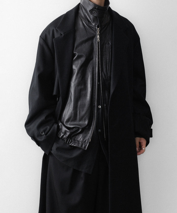 ssstein(シュタイン)のCALF ZIP SHORT JACKET - BLACKの公式通販サイトsession福岡セレクトショップ