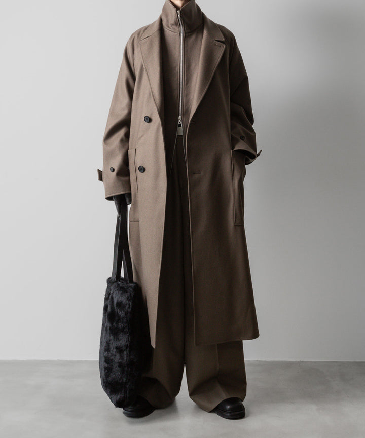ssstein(シュタイン)の24AWコレクション EXTRA WIDE TROUSERS - DARK BEIGE 公式通販サイトsession福岡セレクトショップ