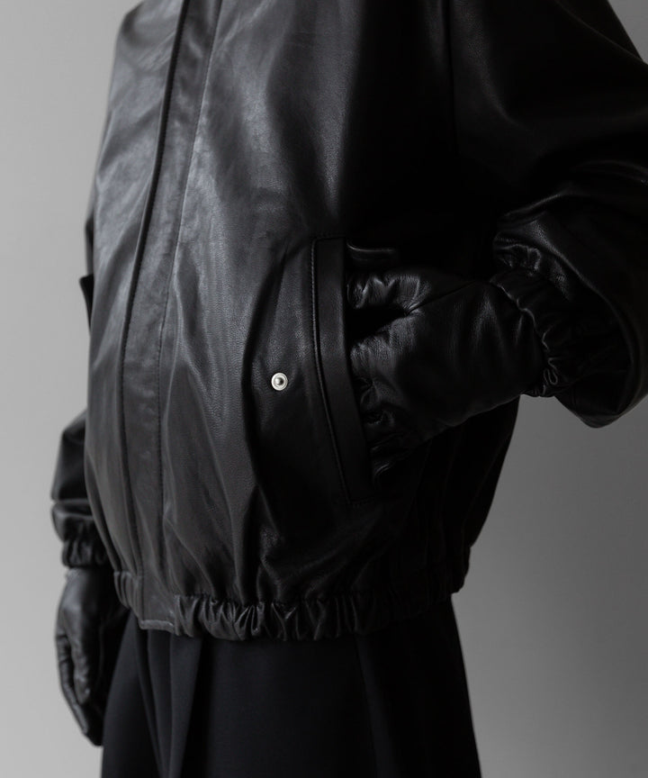 ssstein stein シュタインのLEATHER ZIP BLOUSON - BLACK公式通販サイトsession福岡セレクトショップ