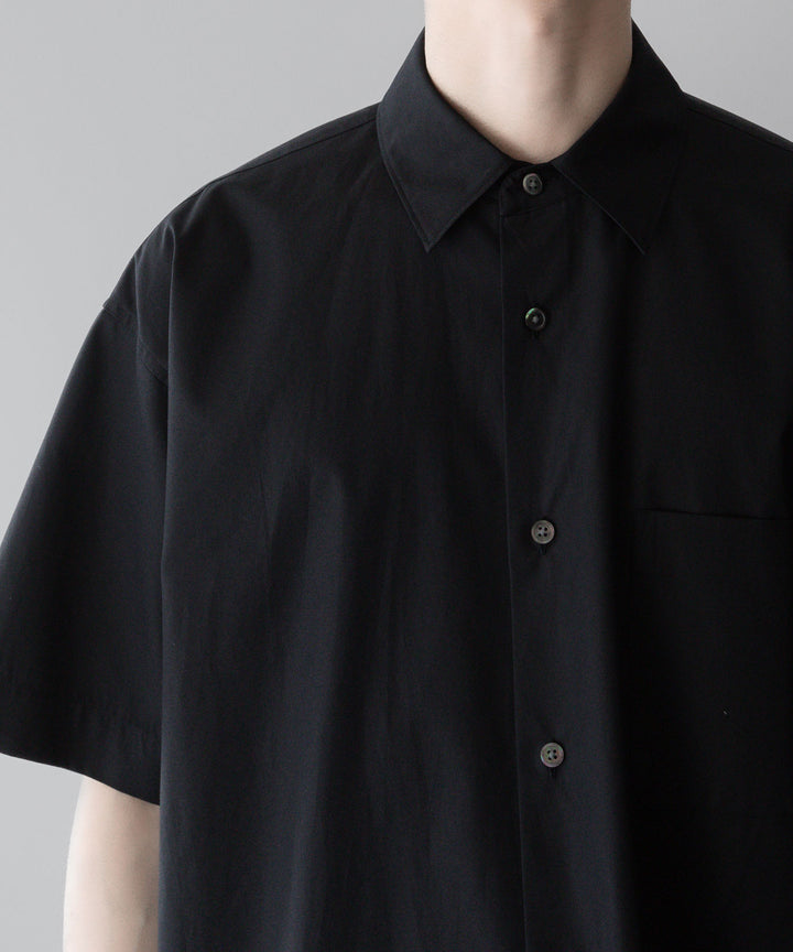 ssstein stein(シュタイン)の24SSコレクション OVERSIZED SS SHIRT - BLACK 公式通販サイトsession福岡セレクトショップ 
