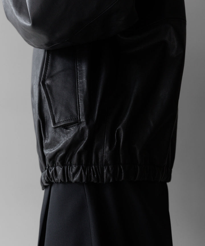 ssstein stein シュタインのLEATHER ZIP BLOUSON - BLACK公式通販サイトsession福岡セレクトショップ