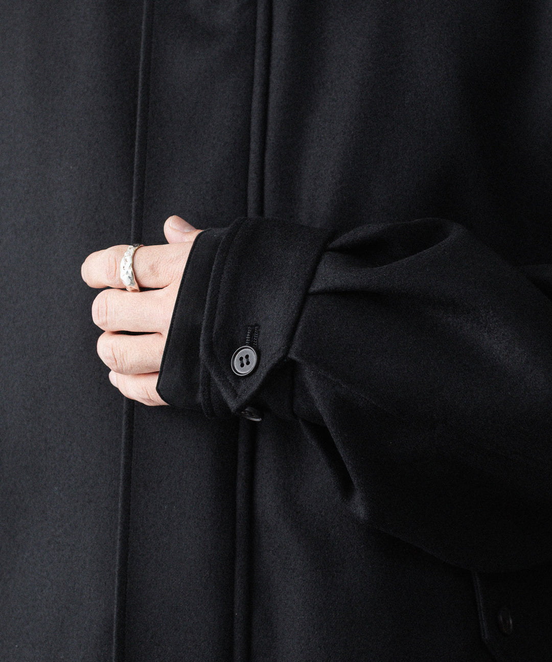 ssstein(シュタイン)のWOOL MELTON HARRINGTON JACKET - BLACKの公式通販サイトsession福岡セレクトショップ