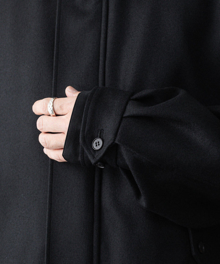 ssstein(シュタイン)のWOOL MELTON HARRINGTON JACKET - BLACKの公式通販サイトsession福岡セレクトショップ