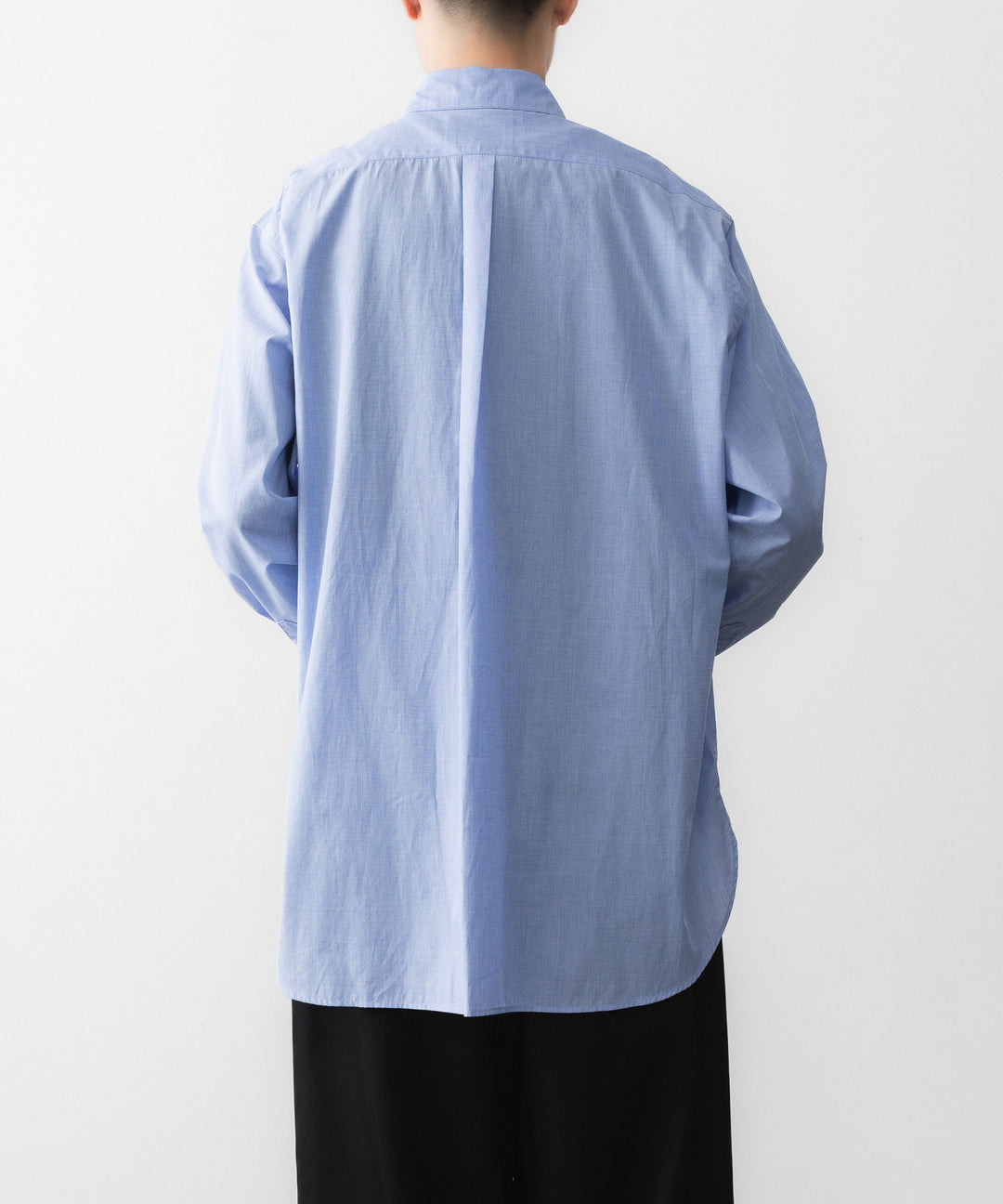 ssstein(シュタイン)のSMOOTH COTTON OVERSIZED REGULAR COLLAR SHIRT - BLUEの公式通販サイトsession福岡セレクトショップ