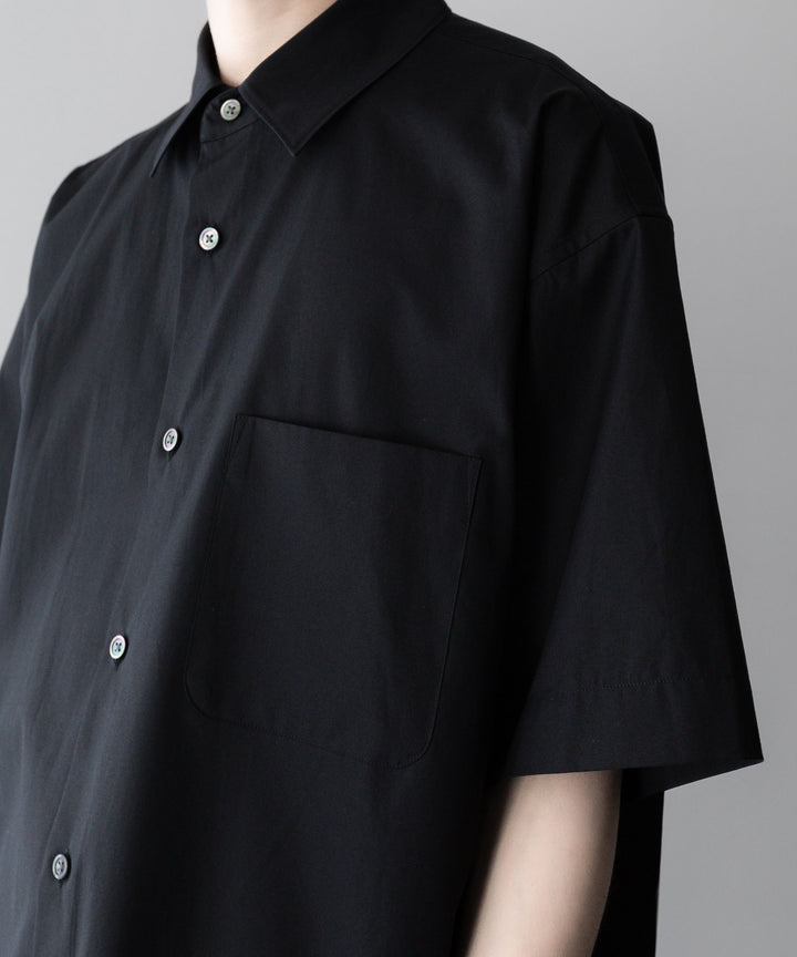 ssstein stein(シュタイン)の24SSコレクション OVERSIZED SS SHIRT - BLACK 公式通販サイトsession福岡セレクトショップ 