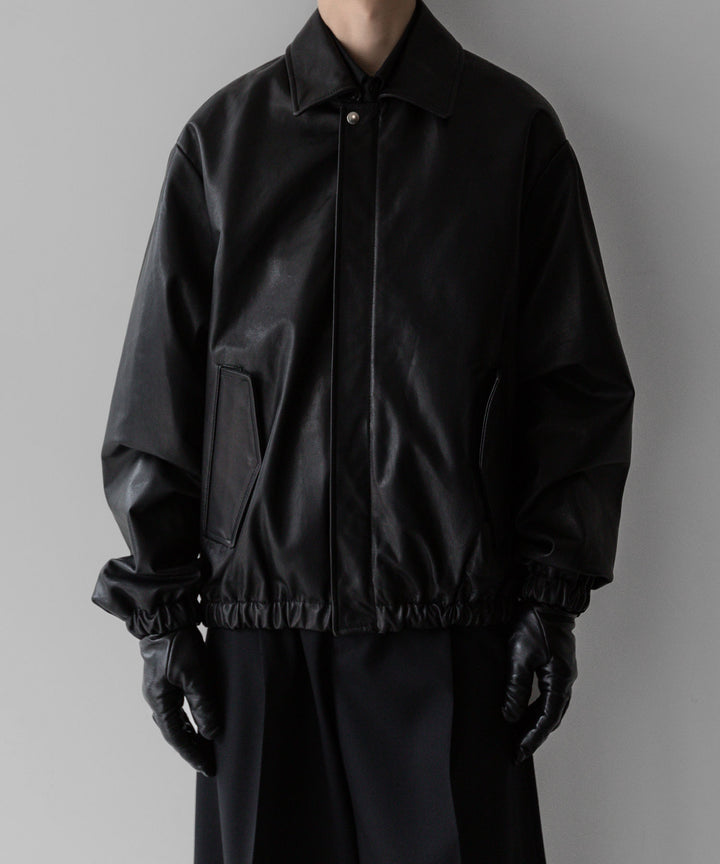 ssstein stein シュタインのLEATHER ZIP BLOUSON - BLACK公式通販サイトsession福岡セレクトショップ