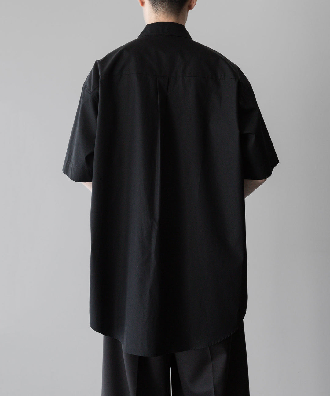 ssstein stein(シュタイン)の24SSコレクション OVERSIZED SS SHIRT - BLACK 公式通販サイトsession福岡セレクトショップ 