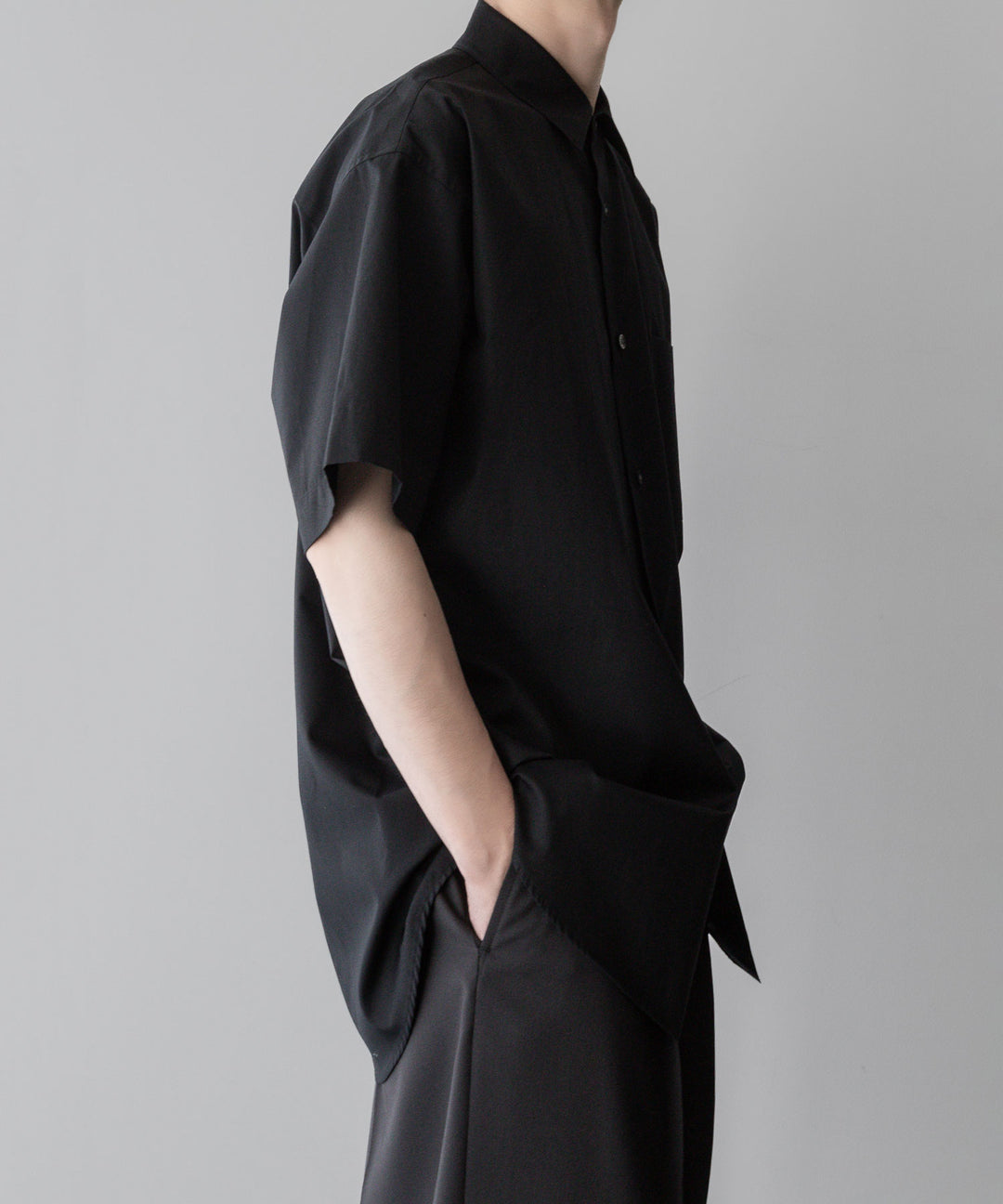 ssstein stein(シュタイン)の24SSコレクション OVERSIZED SS SHIRT - BLACK 公式通販サイトsession福岡セレクトショップ 