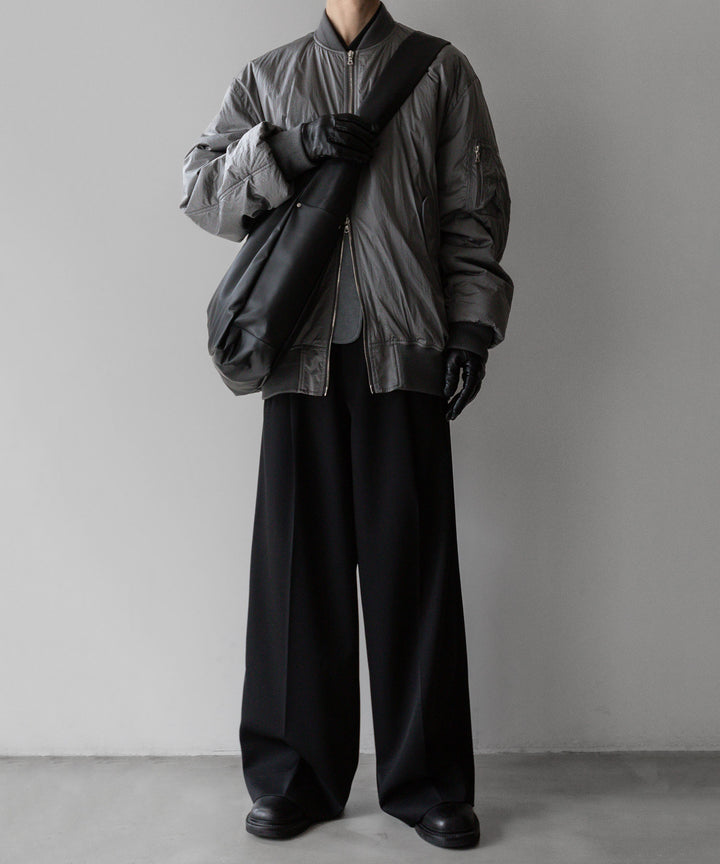 stein シュタイン 23AW OVERSIZED FLIGHT JACKET - SILVER sessionセッション福岡セレクトショップ 公式通販サイト
