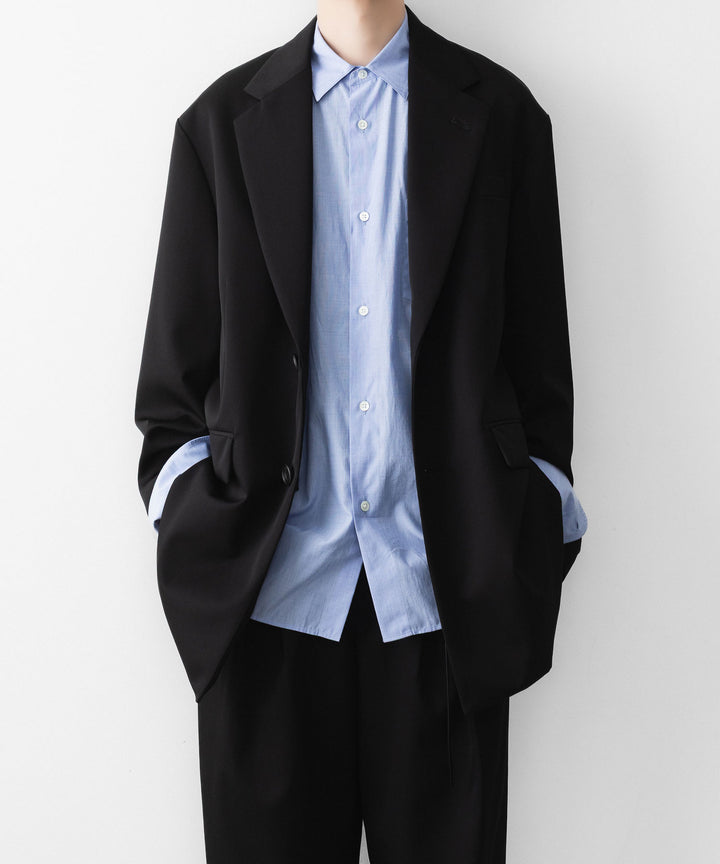 ssstein(シュタイン)のSMOOTH COTTON OVERSIZED REGULAR COLLAR SHIRT - BLUEの公式通販サイトsession福岡セレクトショップ