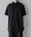 【stein】OVERSIZED SS SHIRT - BLACK