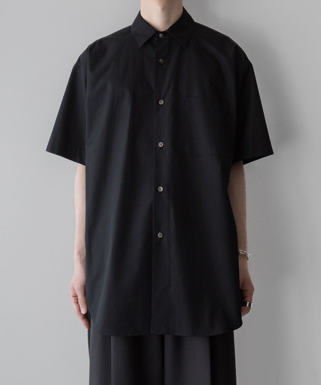 ssstein stein(シュタイン)の24SSコレクション OVERSIZED SS SHIRT - BLACK 公式通販サイトsession福岡セレクトショップ 