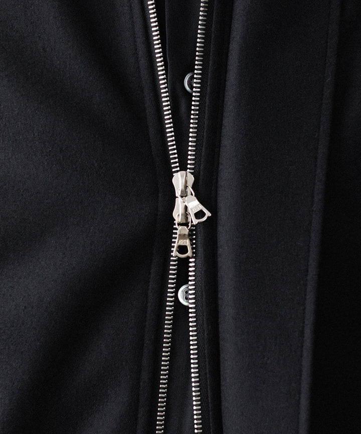 ssstein(シュタイン)のWOOL MELTON HARRINGTON JACKET - BLACKの公式通販サイトsession福岡セレクトショップ