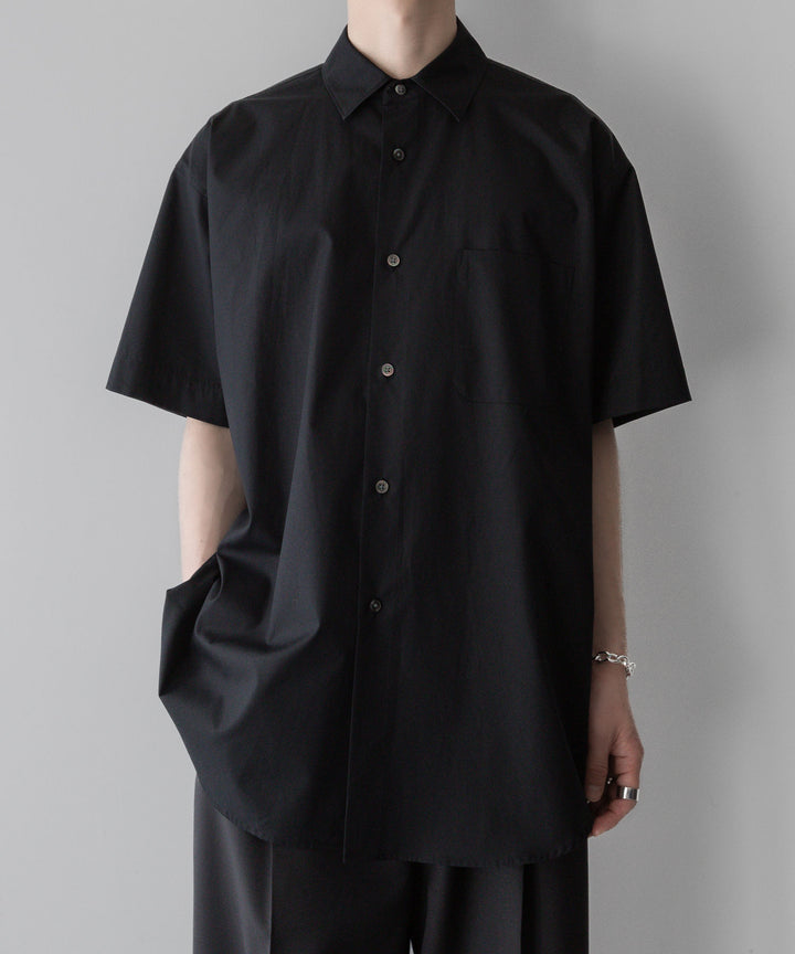 ssstein stein(シュタイン)の24SSコレクション OVERSIZED SS SHIRT - BLACK 公式通販サイトsession福岡セレクトショップ 