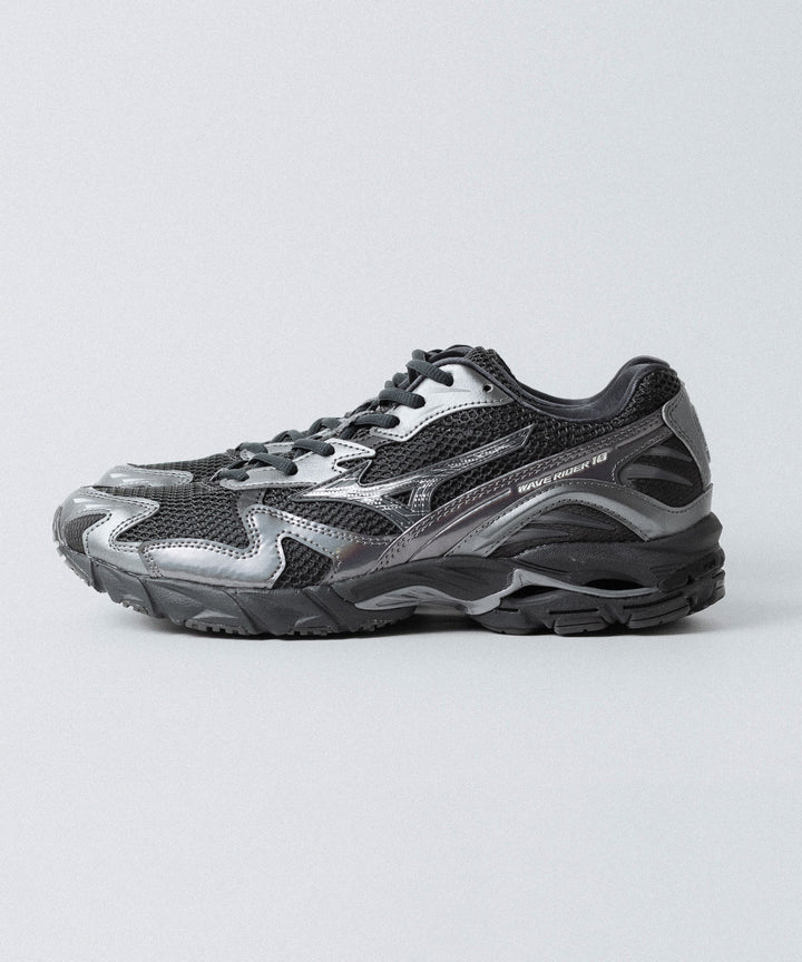 MIZUNO ミズノWAVE RIDER 10のBLACK×BLACK×METALLIC GREY 公式通販サイトsession福岡セレクトショップ