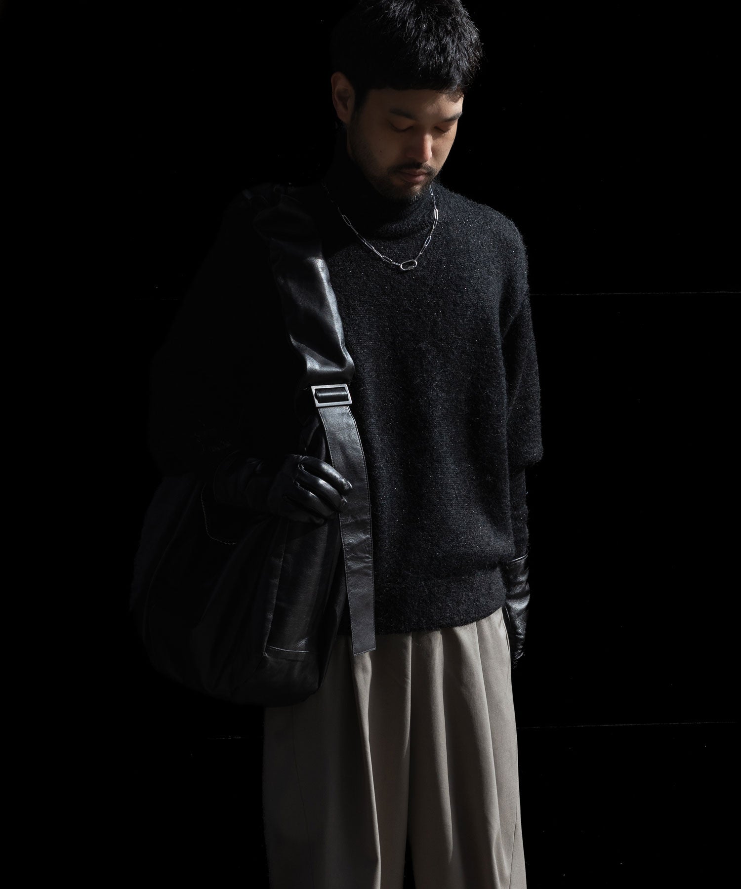 ssstein(シュタイン)の24AWコレクション MOHAIR GLITTER KNIT TURTLE NECK LS - BLACK 公式通販サイトsession福岡セレクトショップ