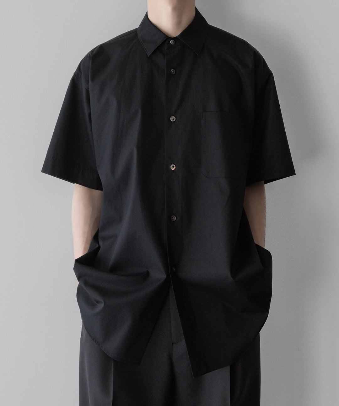 ssstein stein(シュタイン)の24SSコレクション OVERSIZED SS SHIRT - BLACK 公式通販サイトsession福岡セレクトショップ 
